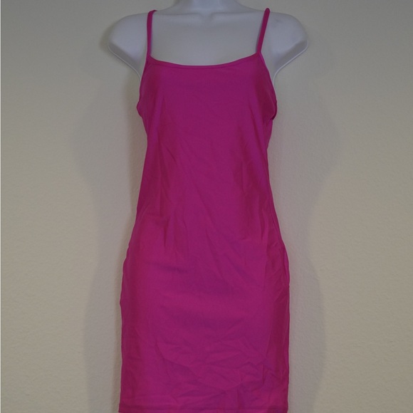 Women Pink Knee Dress - Picture 2 of 2